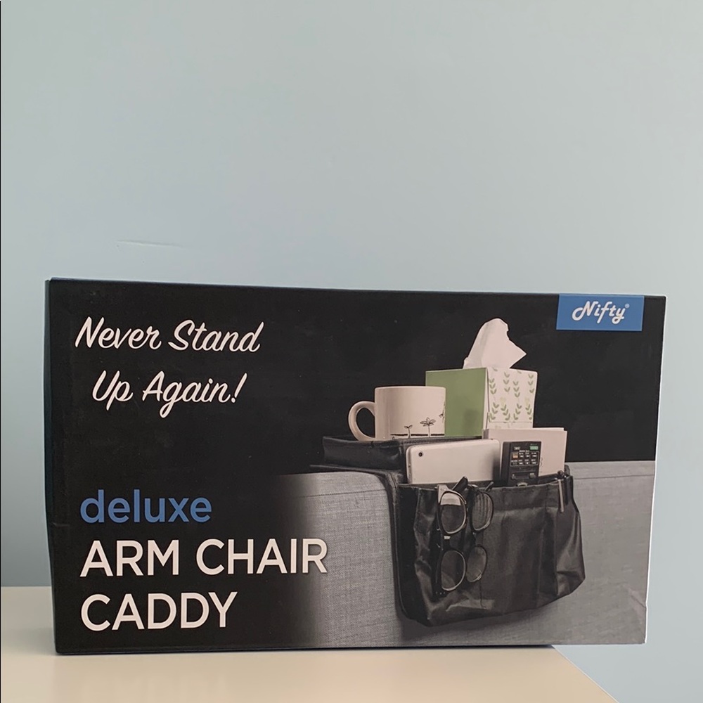 Black Arm Chair Caddy